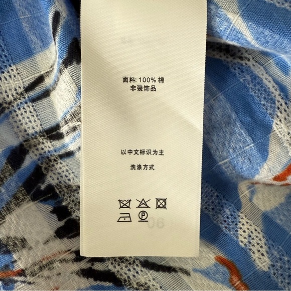 Diane Von Furstenberg Erica Blue Floral Print Maxi Dress. Size 0 - Picture 14 of 15